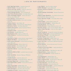 Lista de participantes del Seminario El Público del Futuro edición 2014