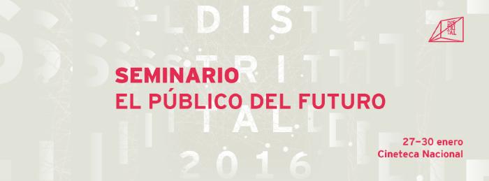 Identidad gráfica Seminario El Público del Futuro 2016 Banner