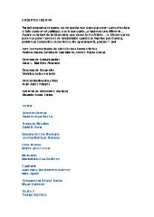 Propuesta para los Créditos del Equipo de DISTRITAL, Semana de Cine Mexicano y Otros Mundos.