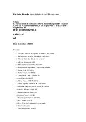 Lista de invitados Foro Iberoamericano de Cine Clubes Comunitarios 2010
