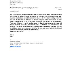 Propuesta de cierre para el Foro Iberoamericano de Cine Clubes Comunitarios