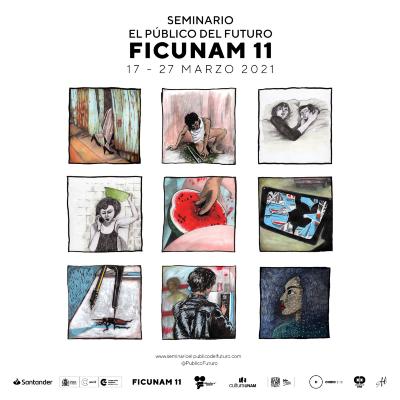 Identidad gráfica del Seminario El Público del Futuro FICUNAM 2021