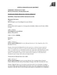 Programa del Seminario El Público del Futuro 2018 en Cineteca Nuevo León