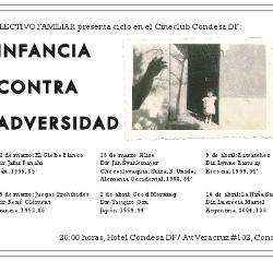Programa Infancia contra Adversidad Cineclub Condesa DF